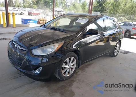 2013 Hyundai Accent Gls from USA, damaged, VIN KMHCU4AE8DU578490